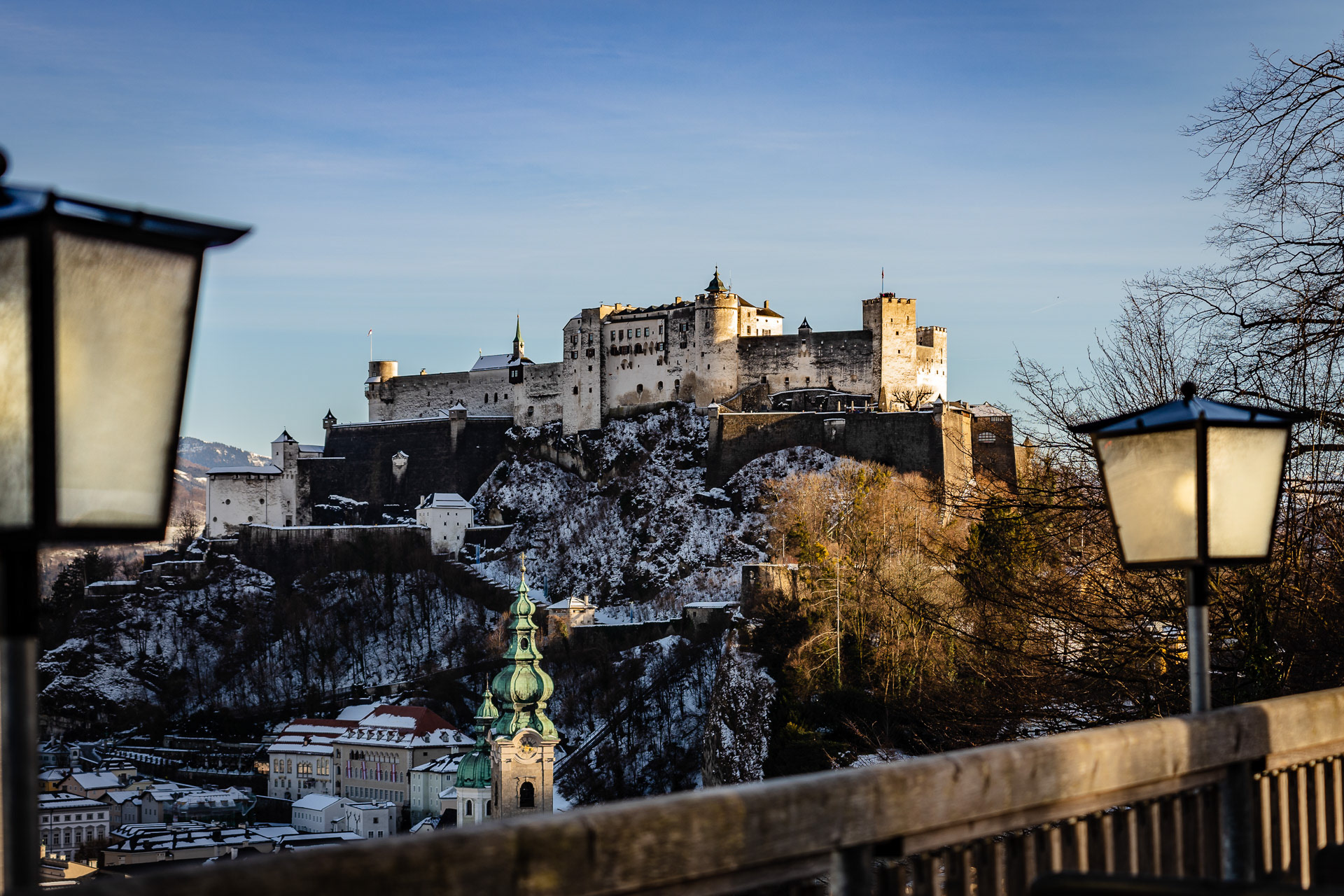 Castle Hohensalzburg ( (view from cafe Stadtalm)