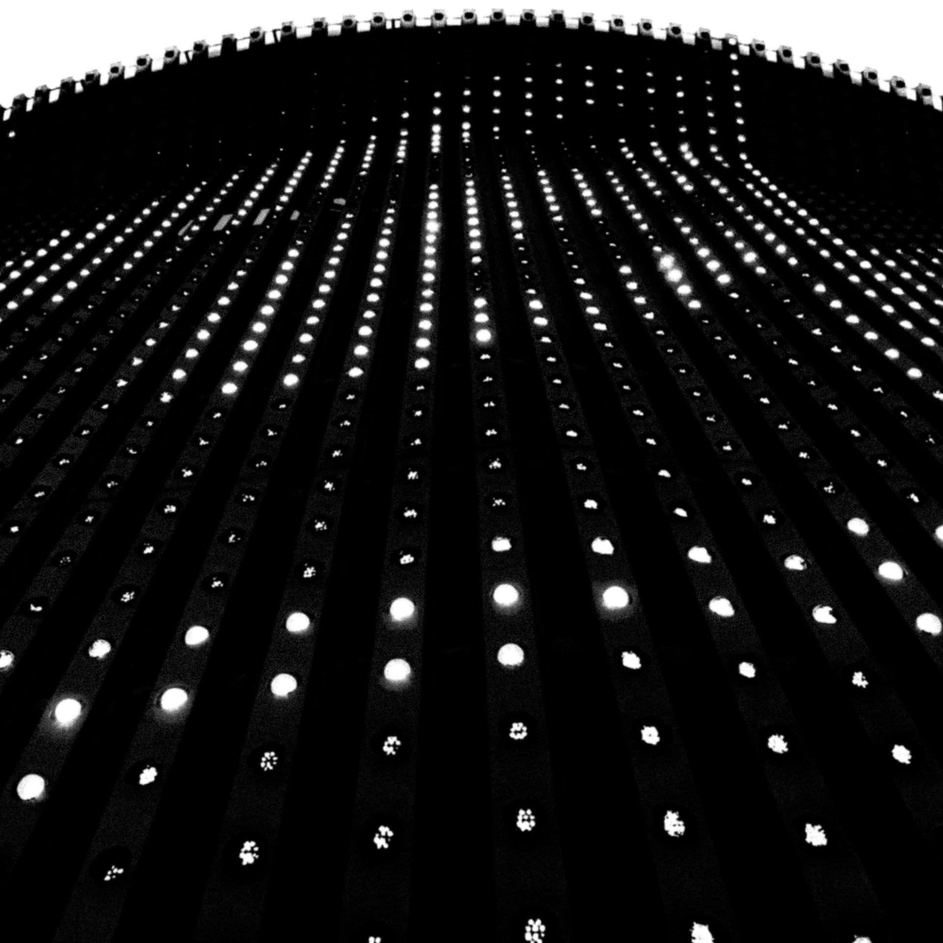 Bangkok: Illuminated advertising at Baiyoke Tower 2