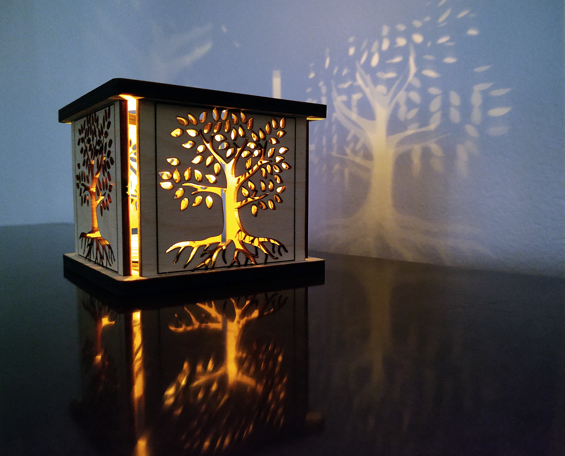 Led Laser Cut Lamp Tree of Life Tree Light Laser Cut 