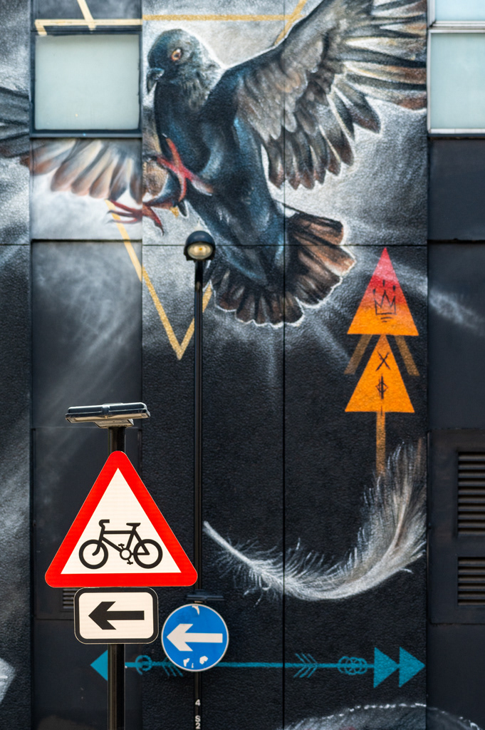 Murals and signs