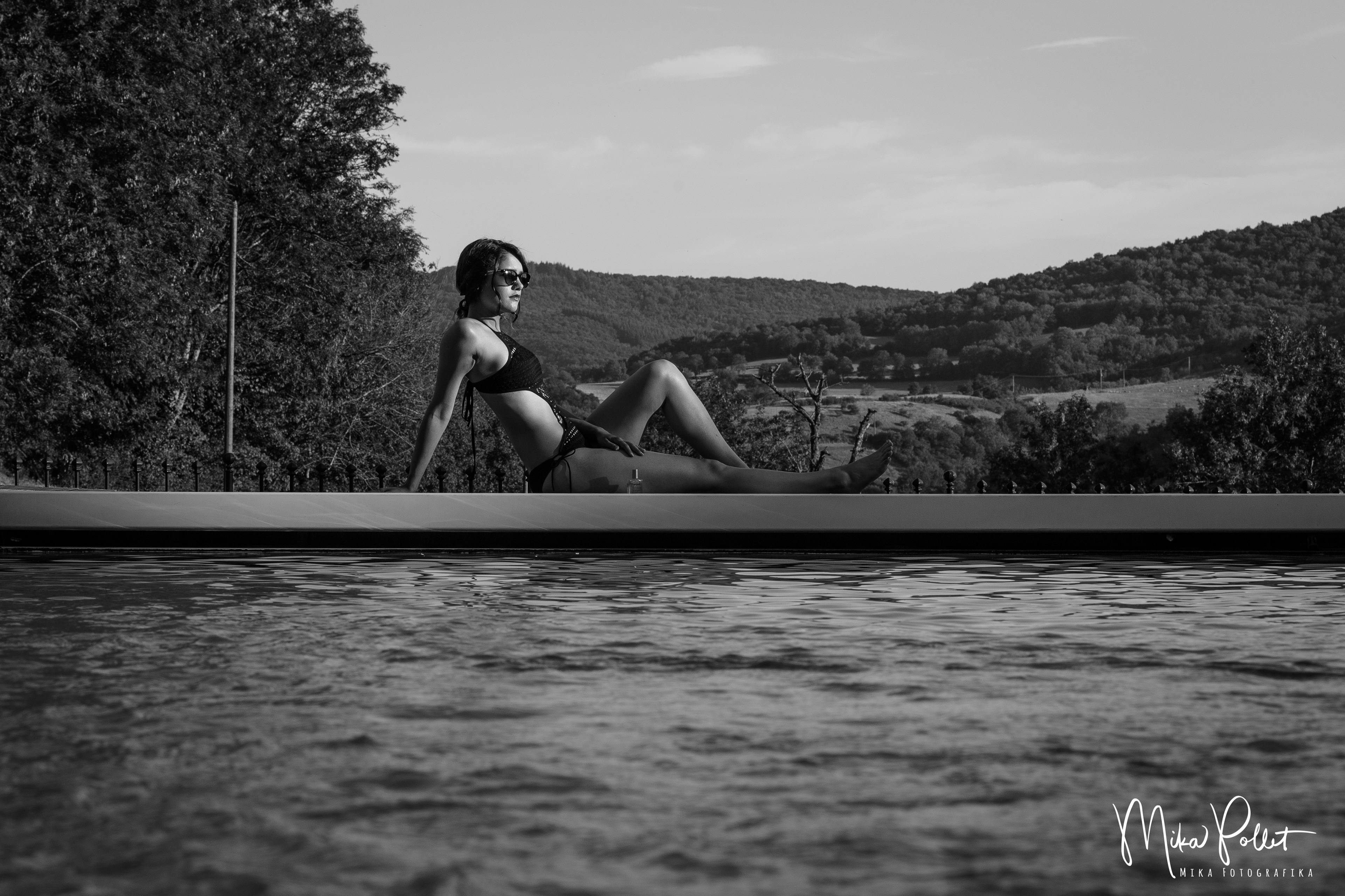 shooting piscine domaine de vavril beaujolais by mika pollet - tous droits réservés