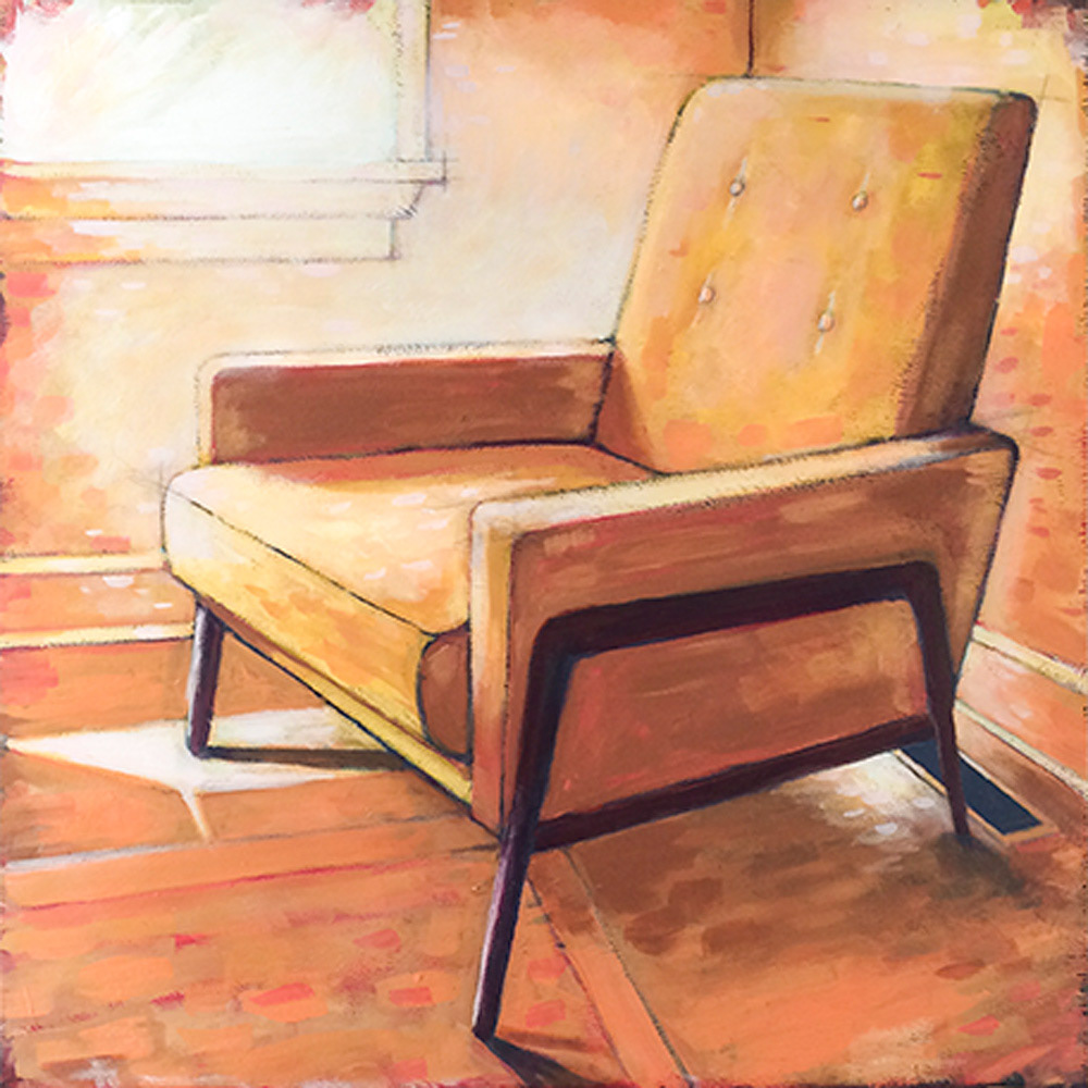 Yellow Chair - 24" x 24" ($250)
