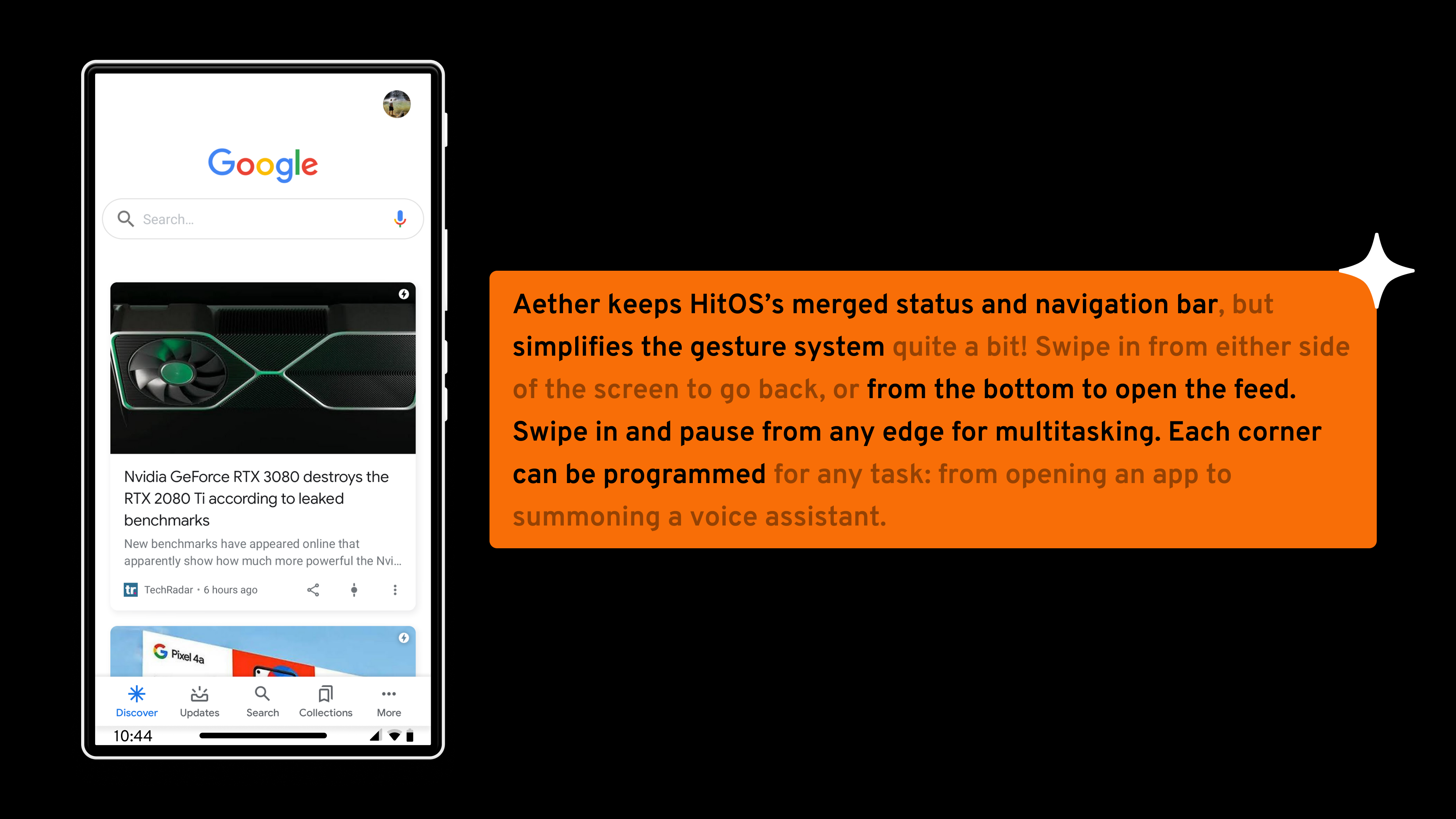 navigation gestures