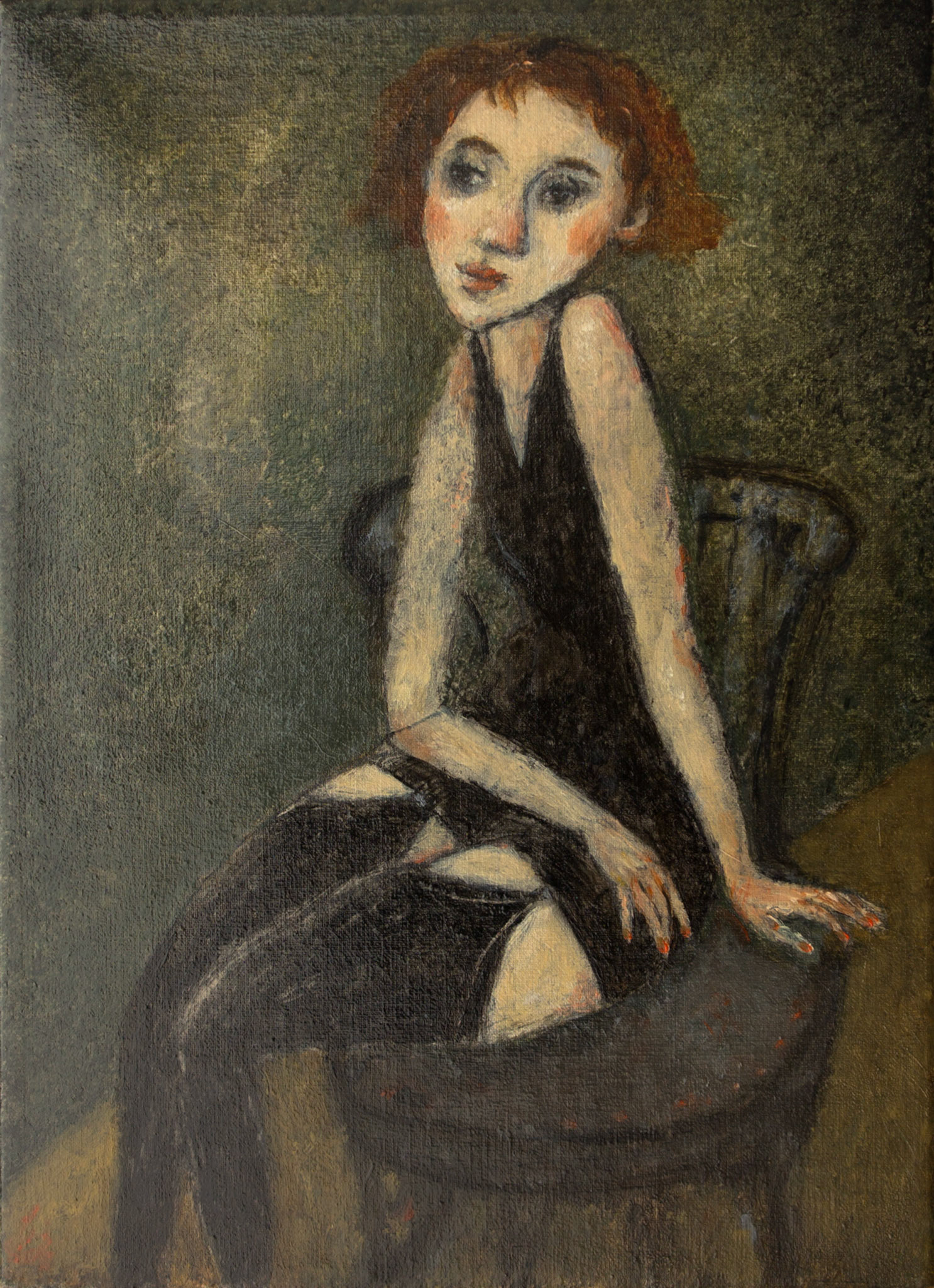 LA PETITE, oil on canvas, 37x27cm.