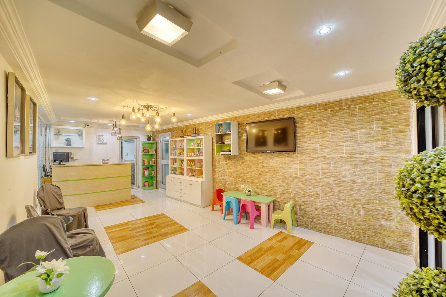 Acceuil et espace jeux
