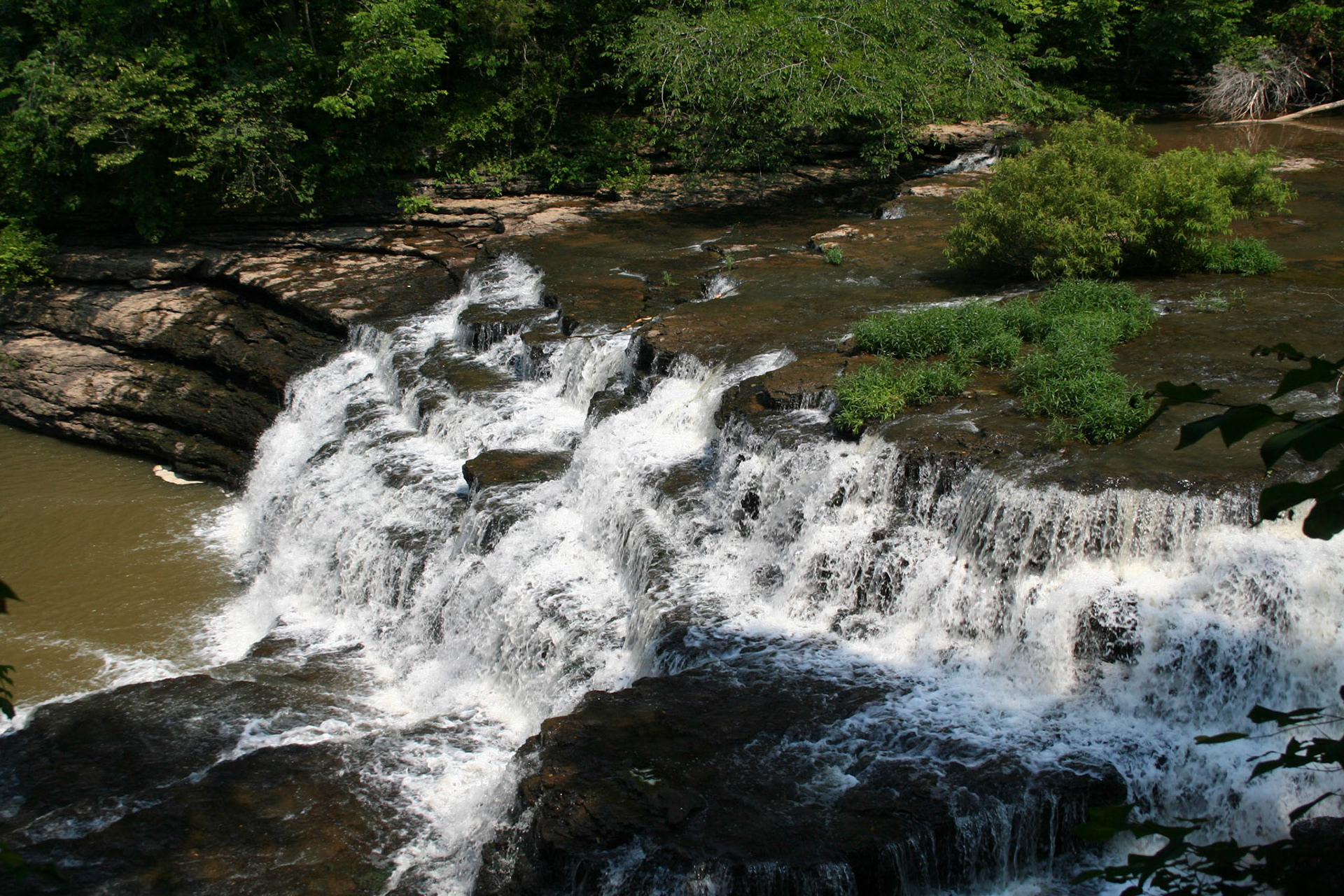 Upper Falls at Burgess Falls TN