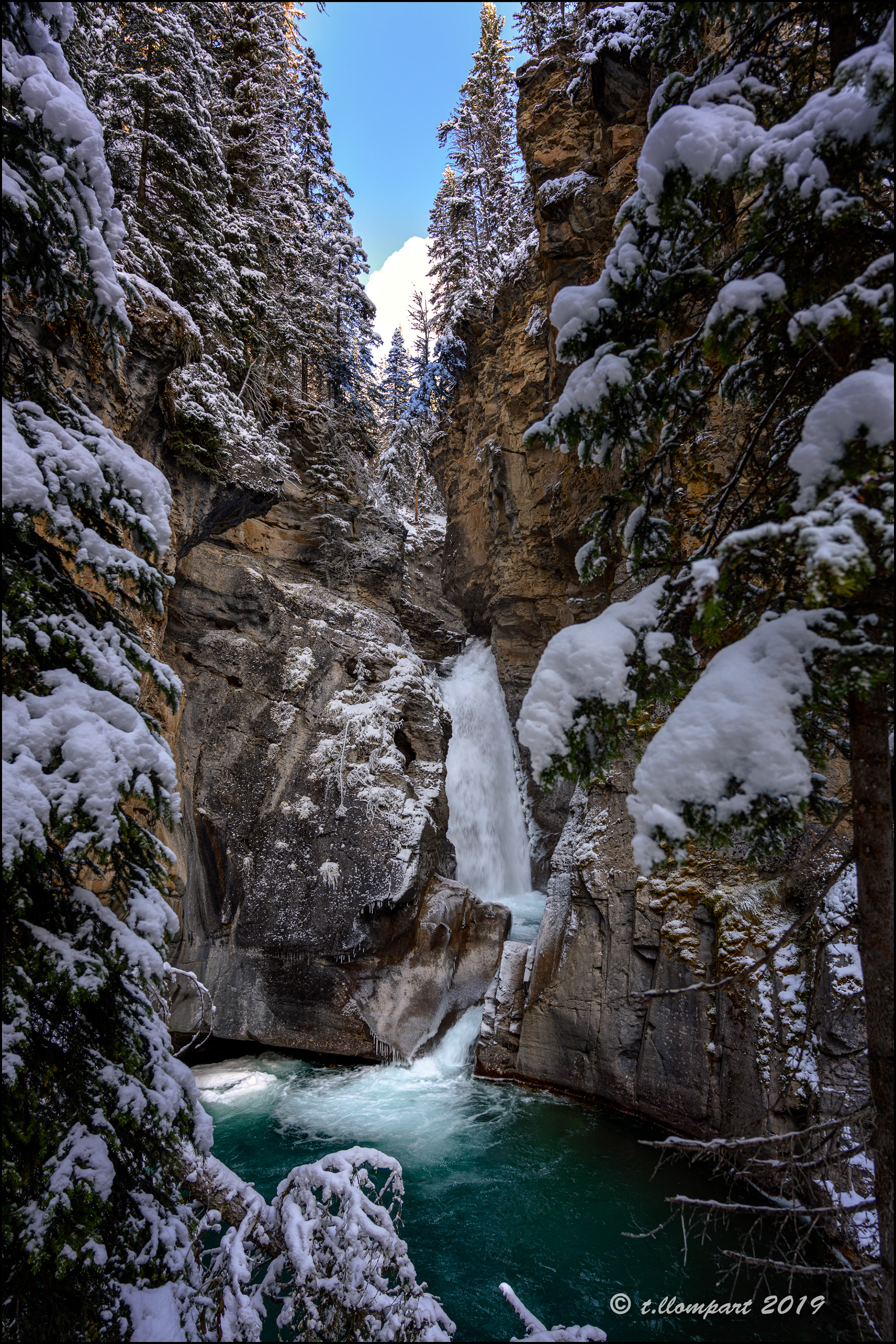 Johnston Canyon falls (Banff, Canada)