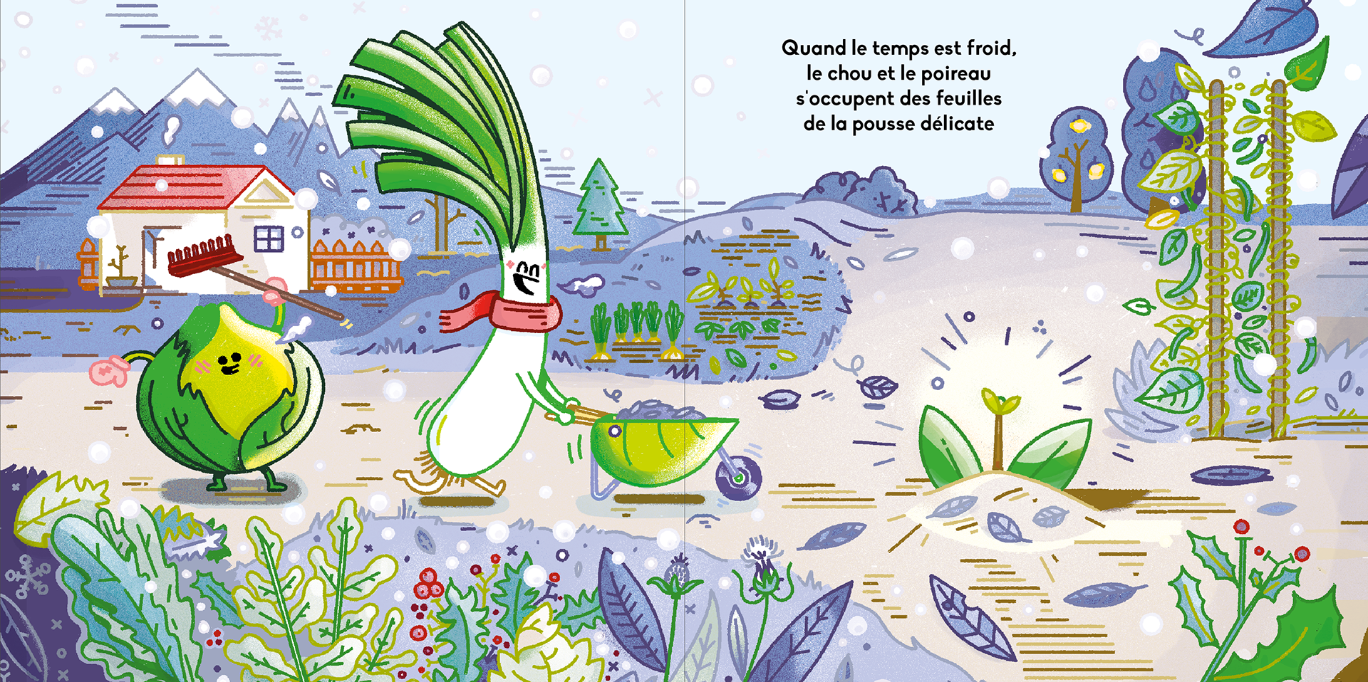 "La petite pousse", éditions Vous êtes ici, cartonné 24 pages
