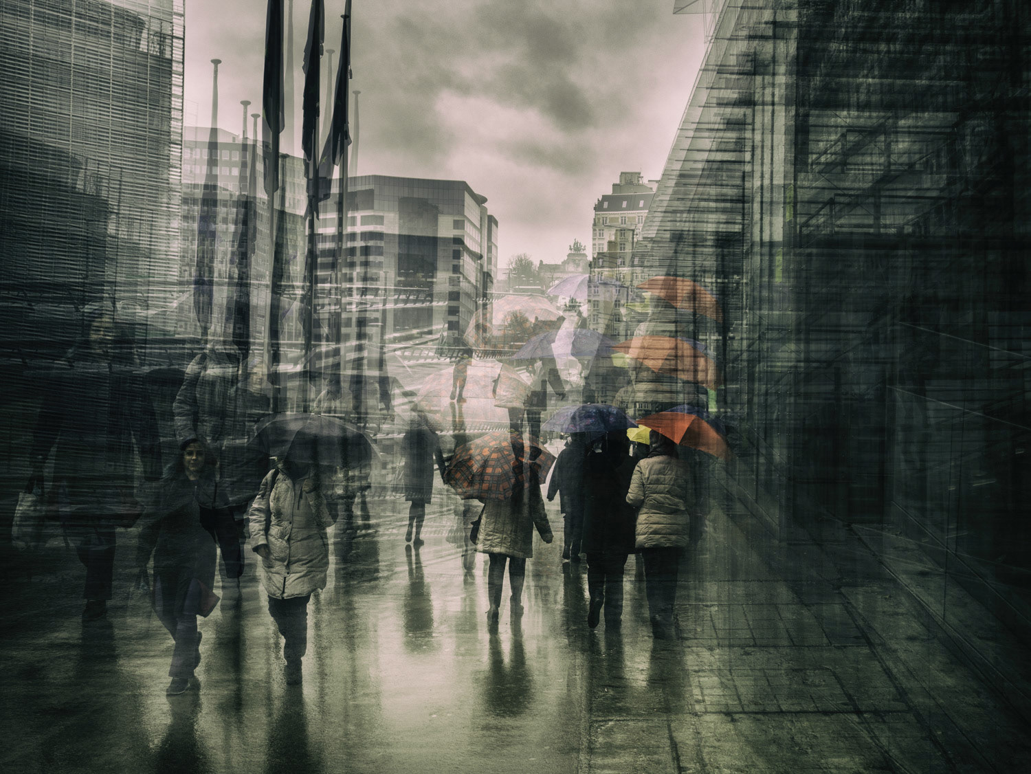 "a glitch in space and time - and then..." - limited edition of 8