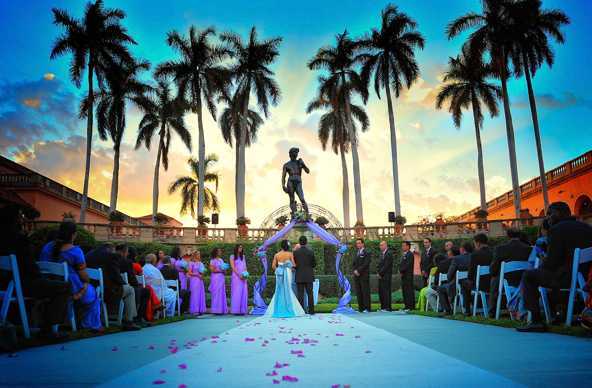 A wedding from the Ringling Museum