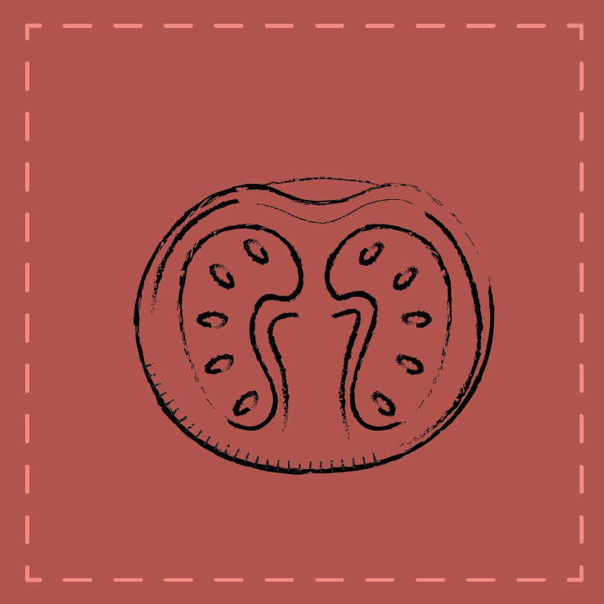 Flat Design-Red Tomato