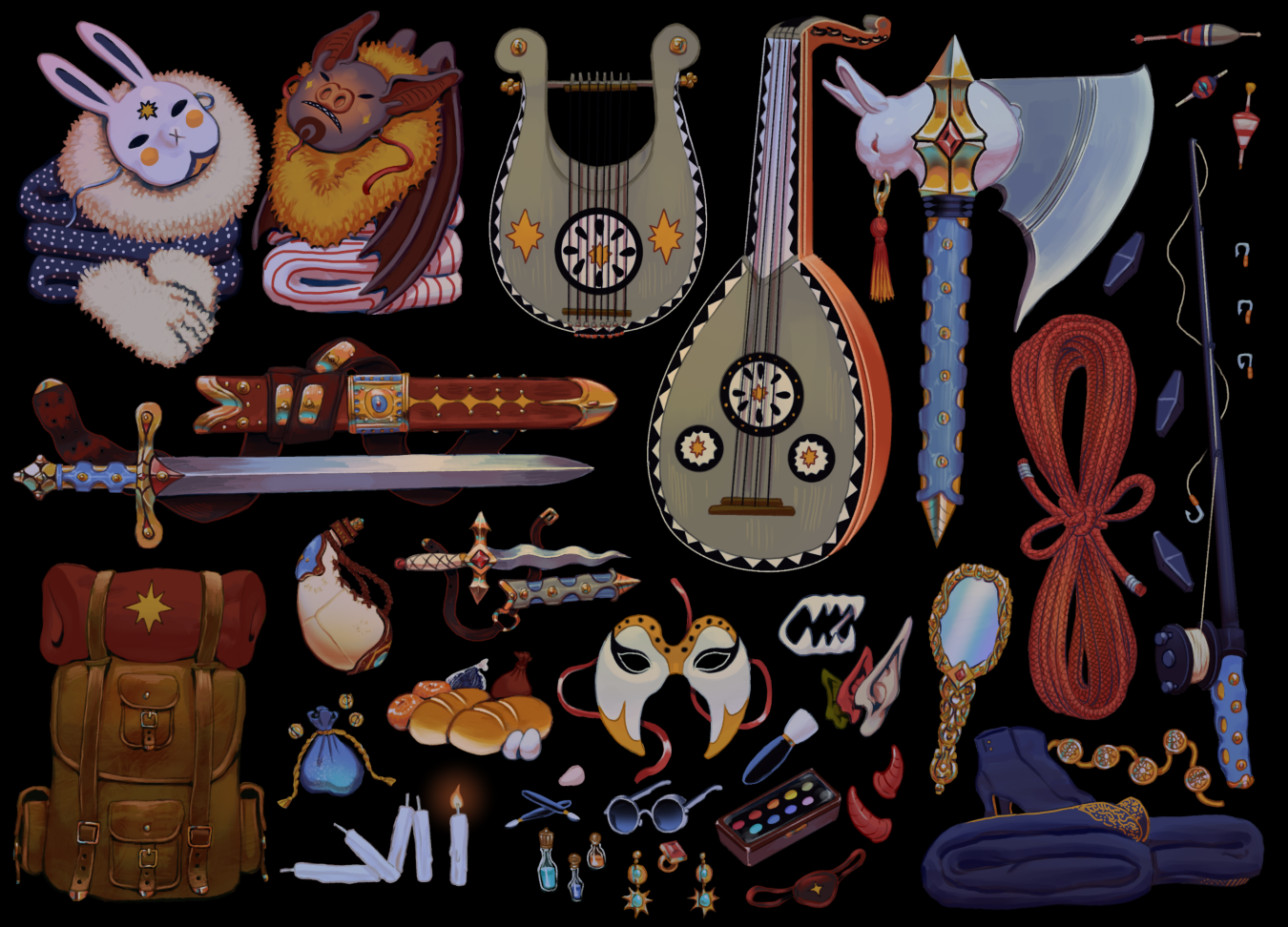 Dayfriend’s Inventory, DnD, 2019