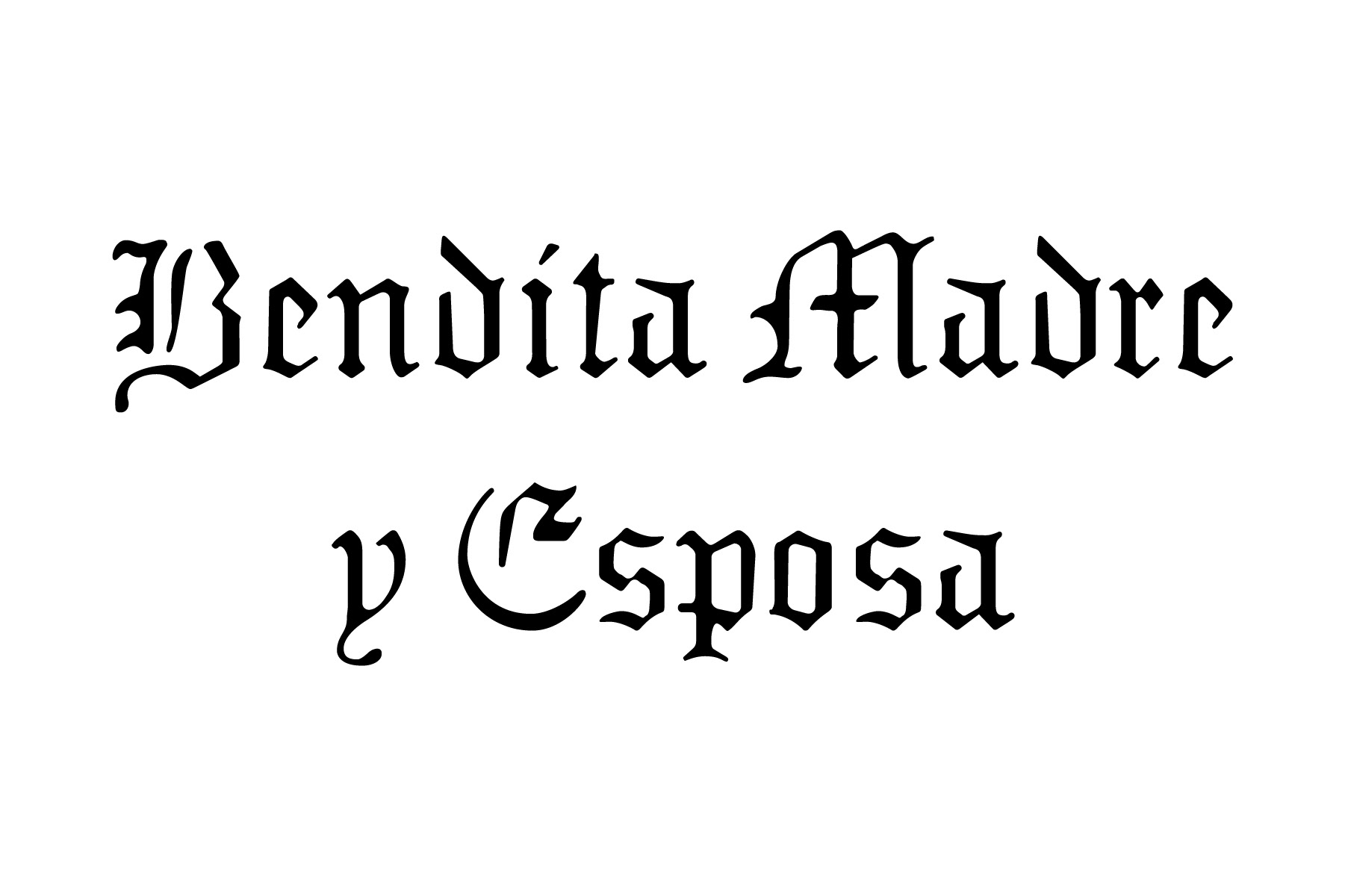 Font for Shrine Prop (Spanish)