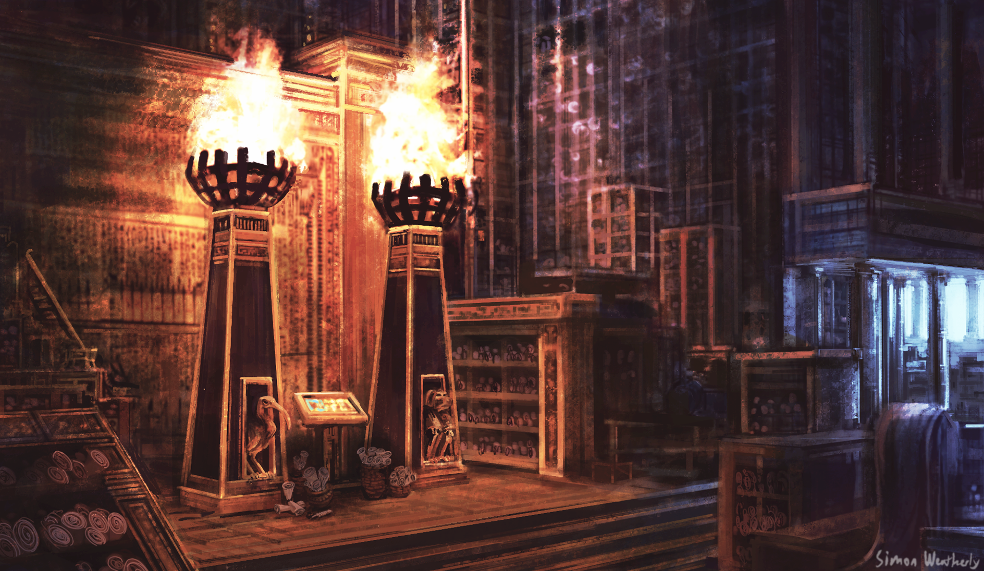 Color and Detail for the Library of Thoth
