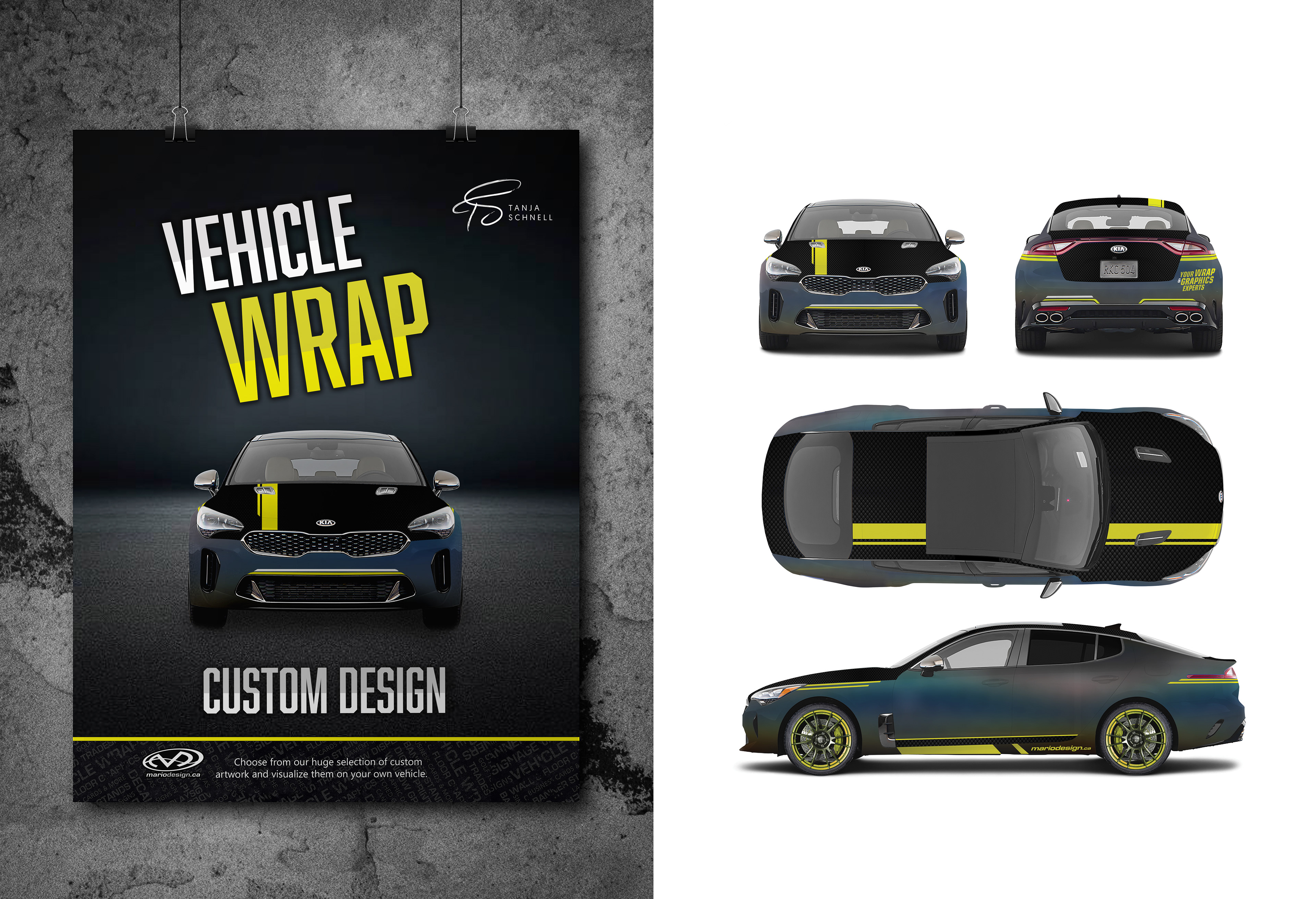 Car Wrap Designs- 4 Ways To Make Your Brand Shine - Kimp