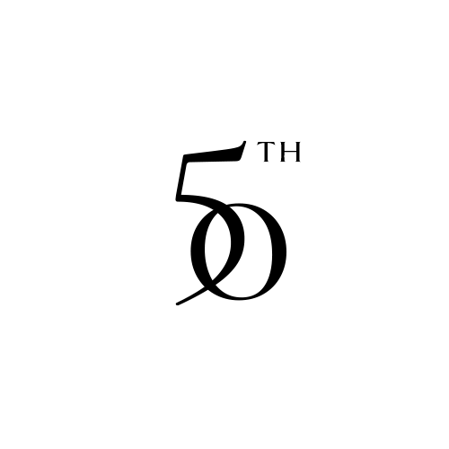 A variation of the 50th used on small details