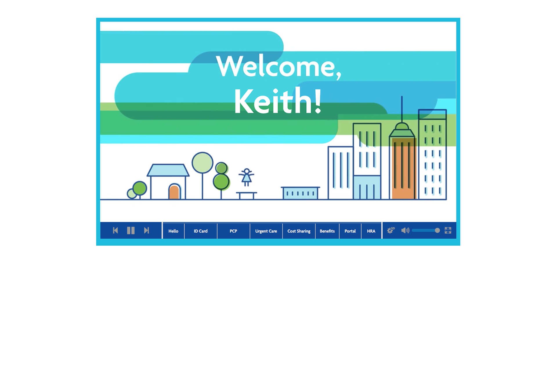 Personalized Welcome Animation