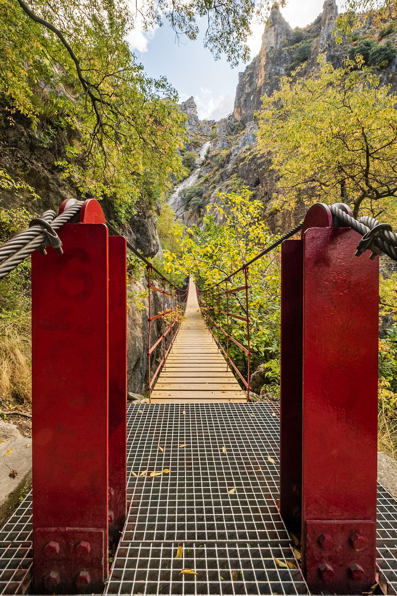 Los Cahorros trek, near Granada