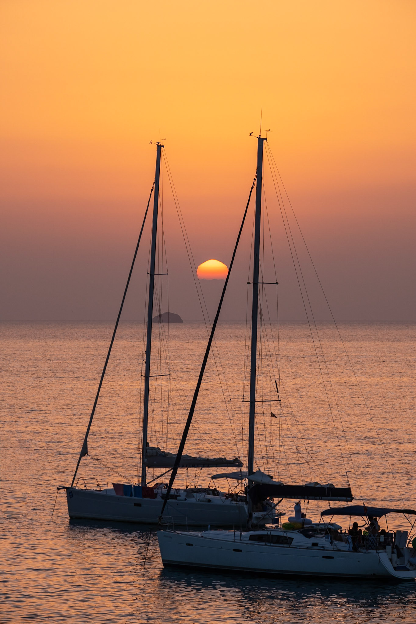 Sunset at Cala Comte