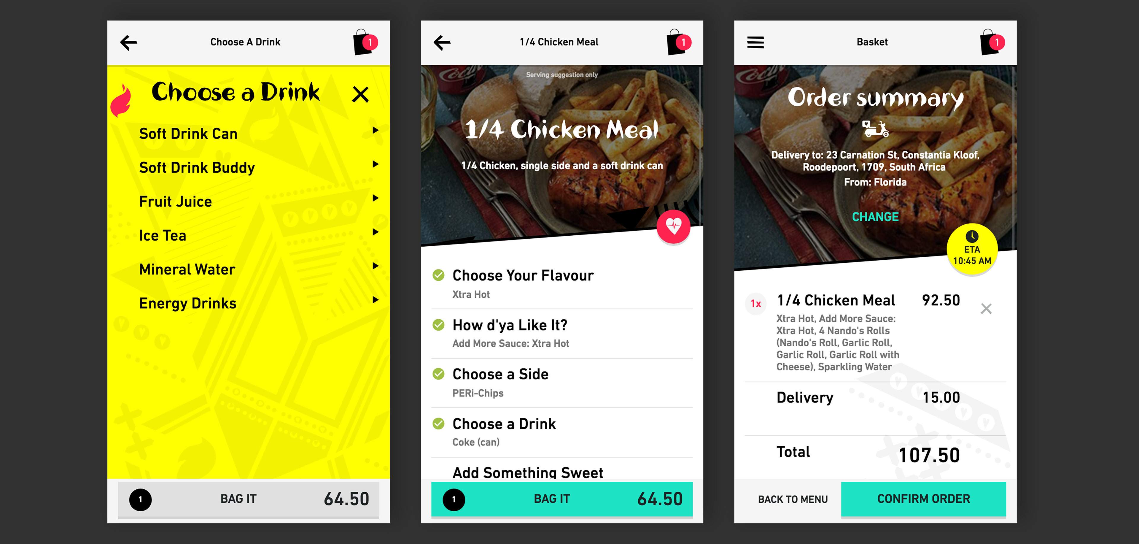 Jade Amic Nando's Online Ordering