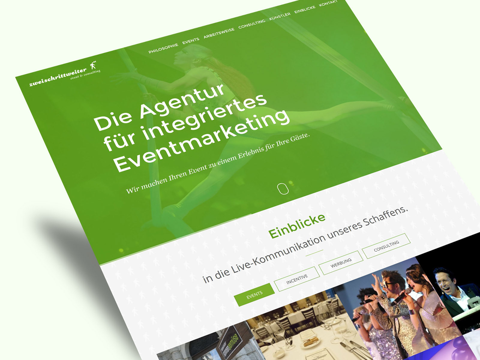 Website: Design, HTML, CMS > www.zweischrittweiter.at