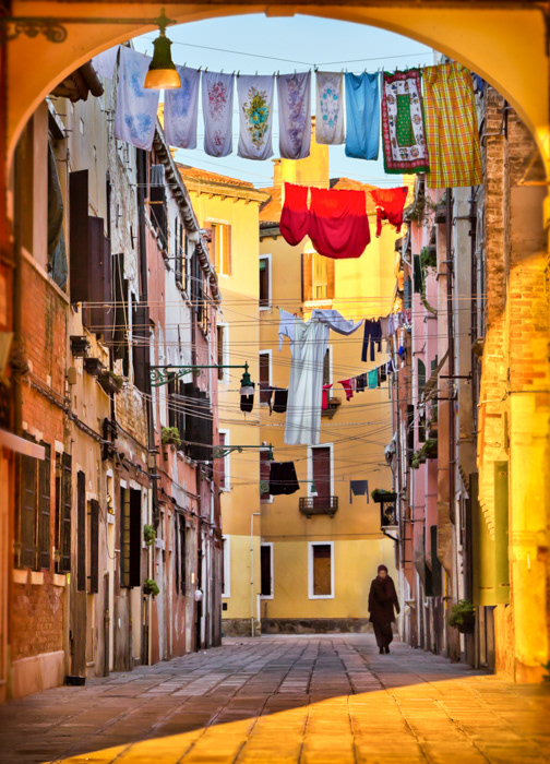Washing day in Venice
