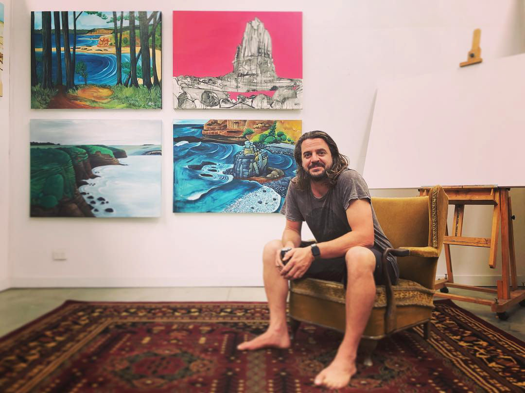 Liam Waldie In the Studio at Southern Bouys Studios