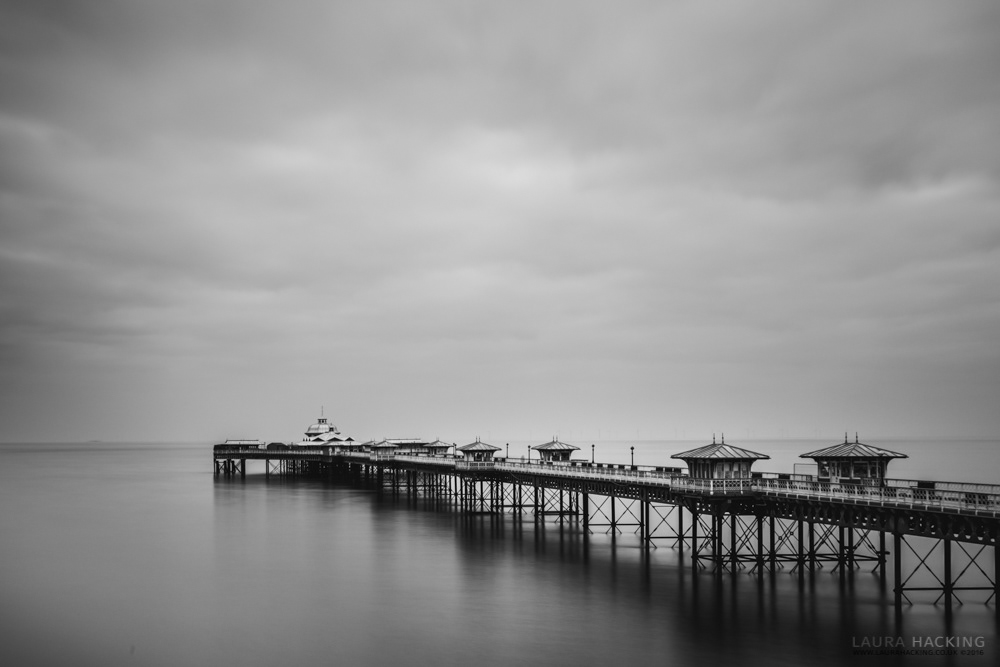 Llandudno pier long exposure.
