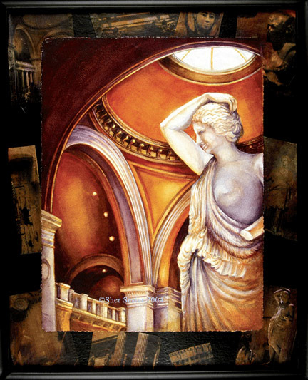 Touring the Met - Watercolor