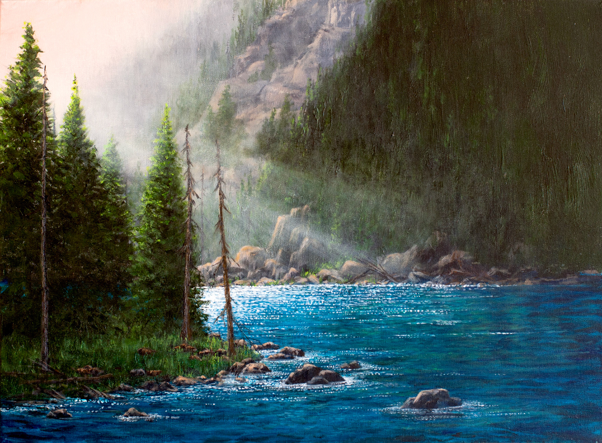 Rushing River - Acrylic