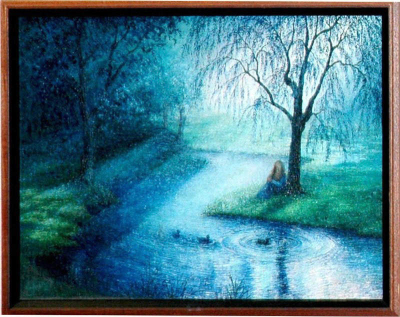 Misty Morning - Oil Paintinf