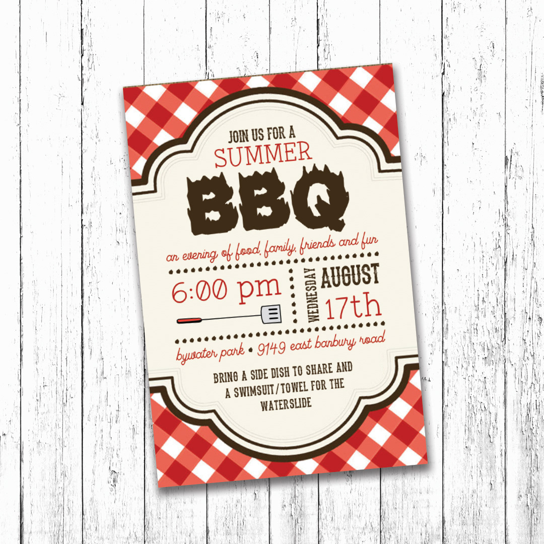 Camille Creates - Summer BBQ Invitation