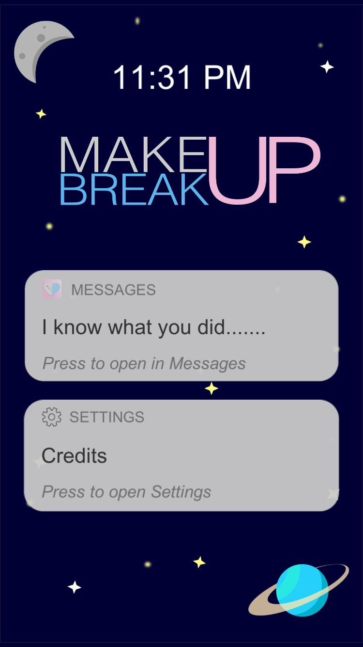 Break up make up