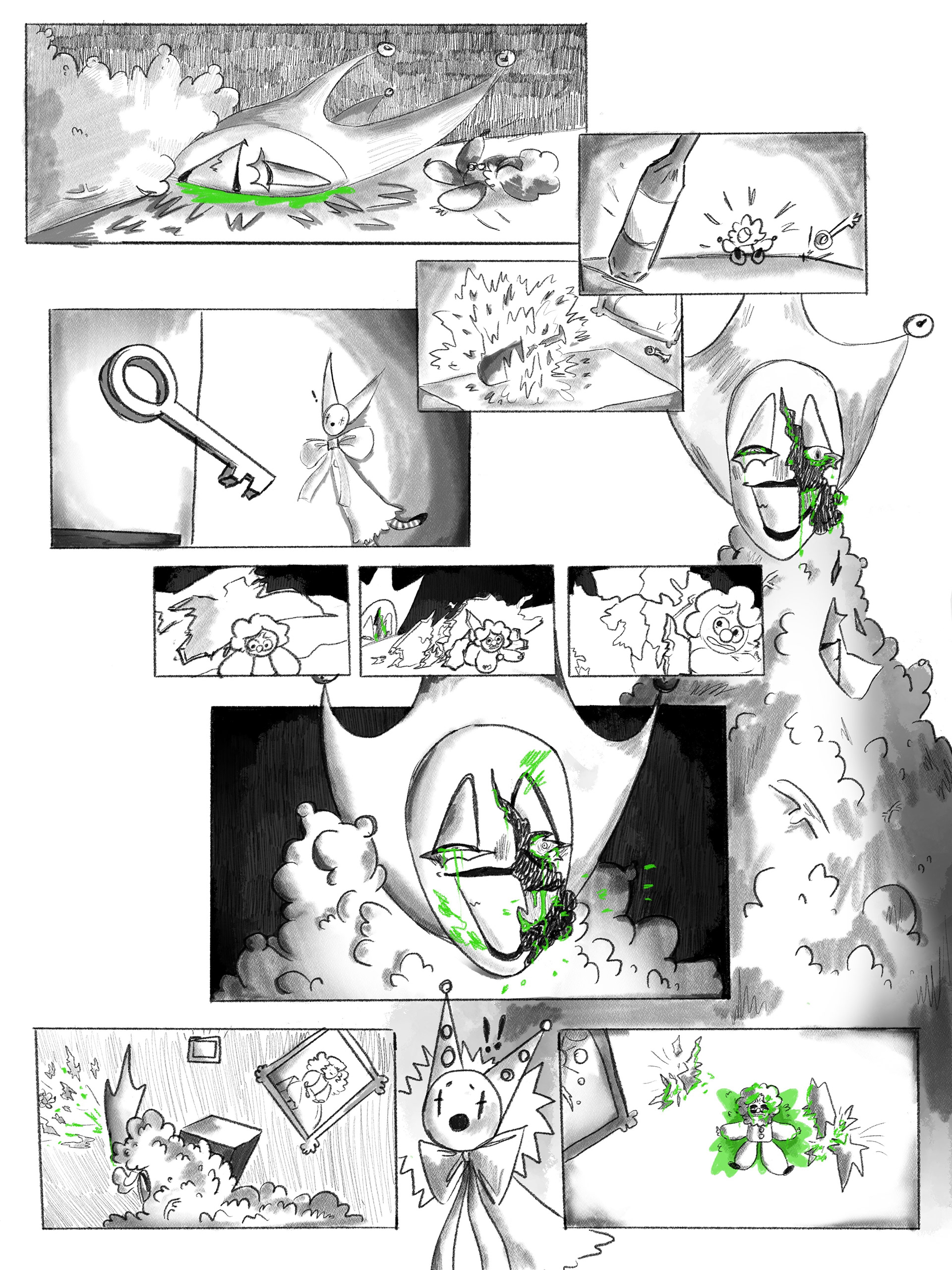 Ellie Calder, Hide From The Twins, Comic Art, Chagrin Falls High School, Educator: Jill Eisert, Grade 12, Comic Art Award