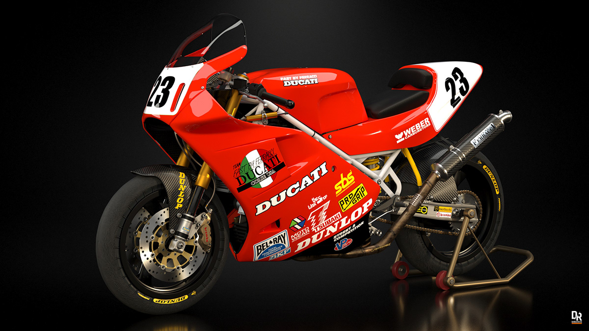 Russ Schwenkler - Ducati 888 Superbike