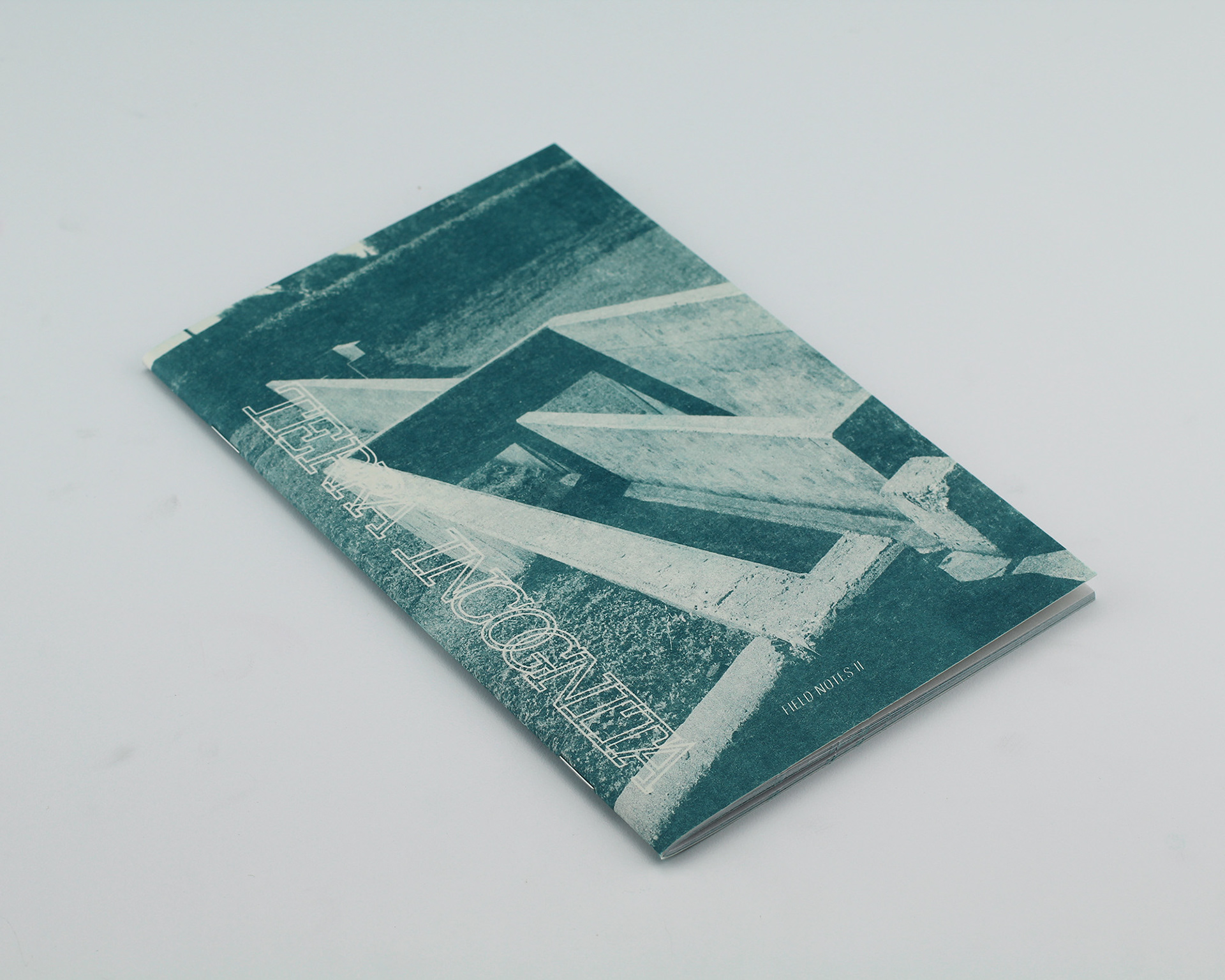 "Terra Incognita: Field Notes II," Riso book, 8.5 x 5.5 in., 2017