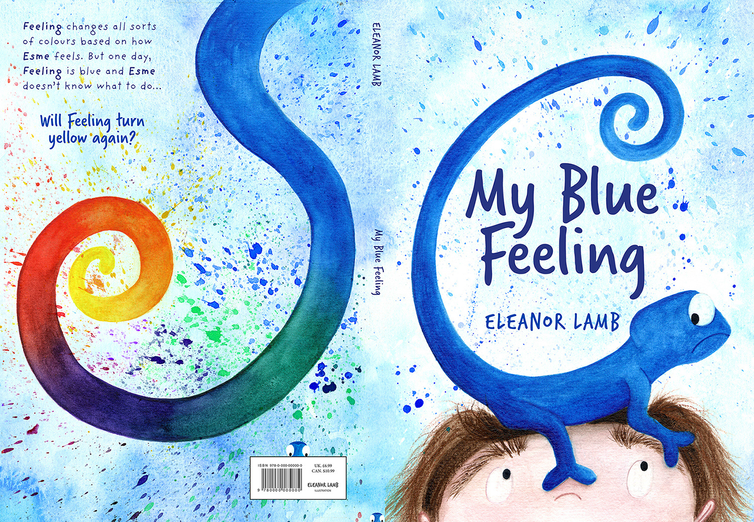 'My Blue Feeling' Front and Back Cover