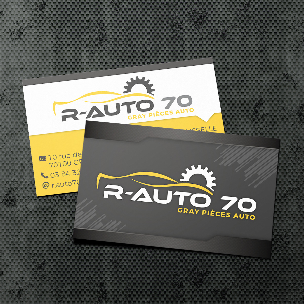Carte de visite R-AUTO 70.