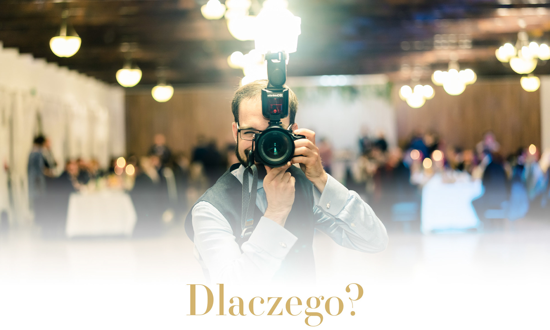 Rafał Murawski autoportret podczas reportażu ślubnego | Rafał Murawski fotografia ślubna