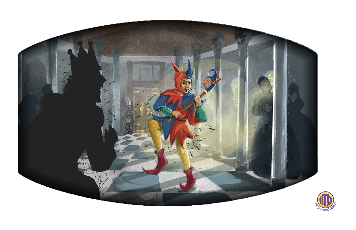 CastleScape -- King's Jester card art