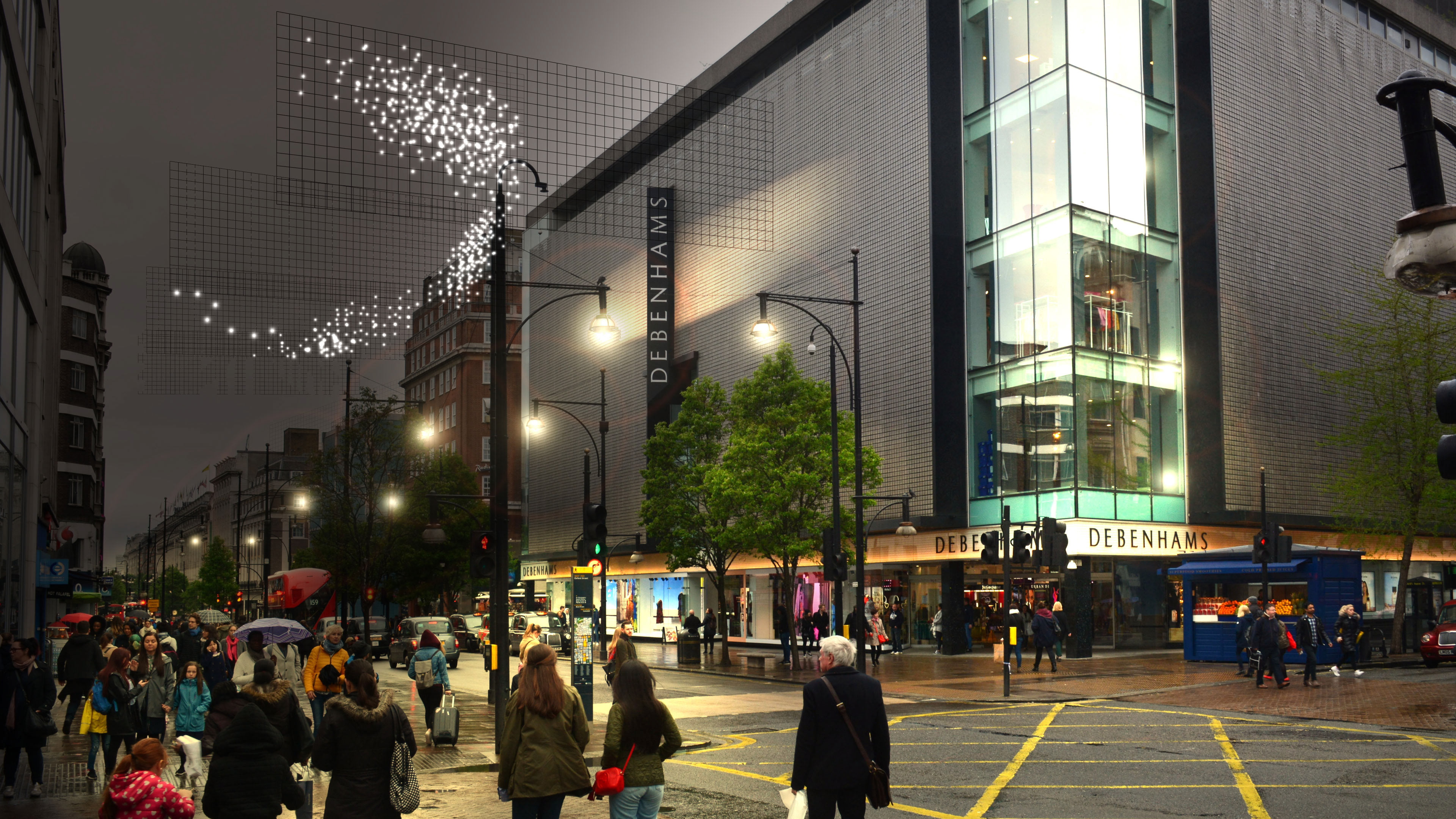 Wettbewerb: Oxford Street, London, zusammen mit MK-Illumination