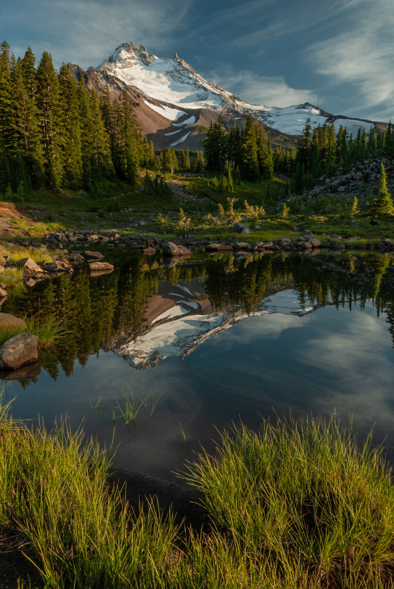 From the archives: Mt. Jefferson from Jefferson Park, Mt. Jefferson Wilderness, Central Oregon.