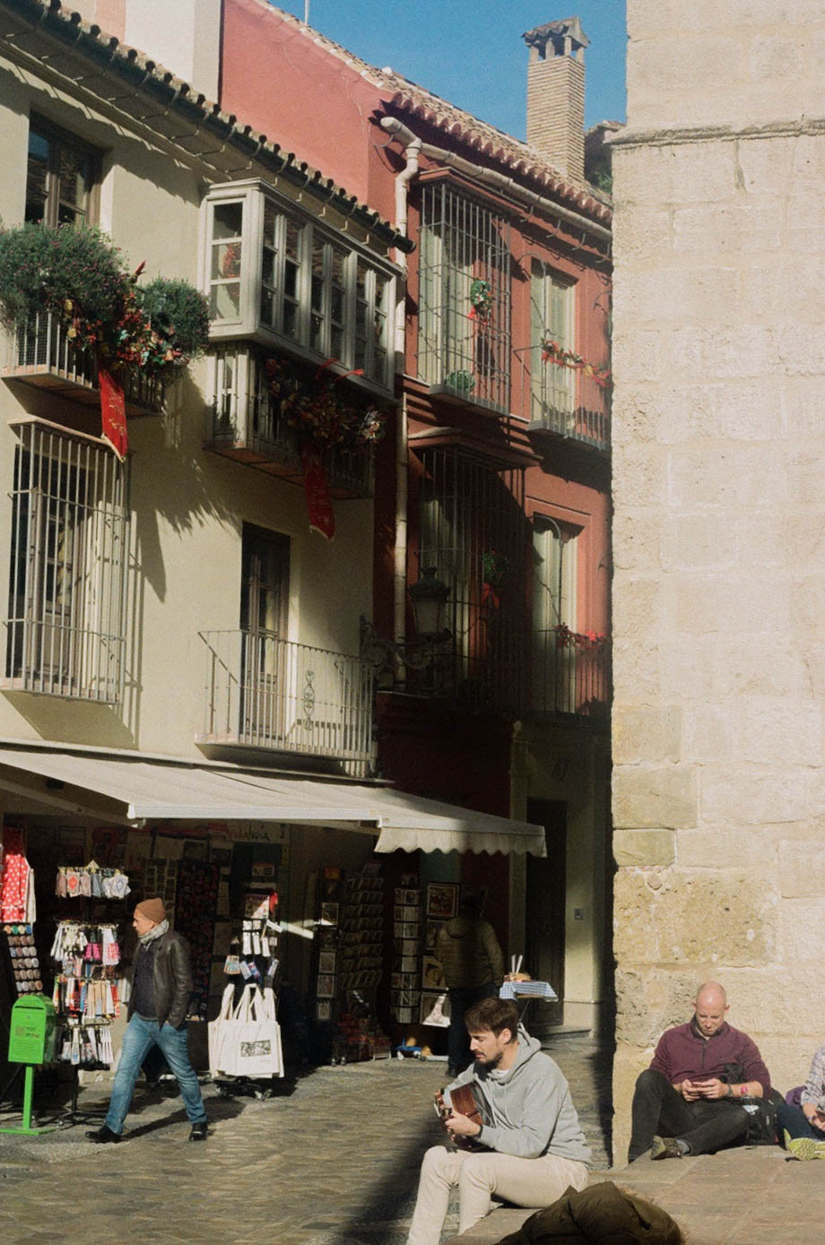 The streets of Malaga, lined with angelic sound from talent and passion
