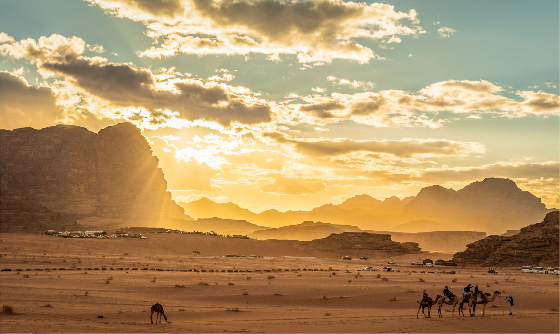 Sunset at Wadi Rum
