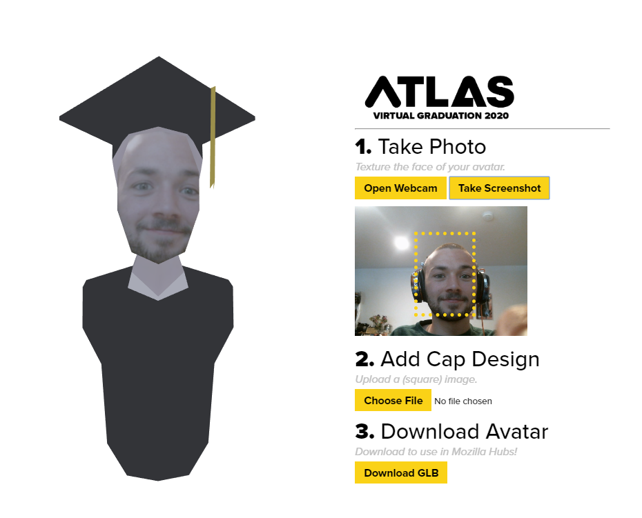 Alex Fiel Creative Technologist Atlas Virtual Graduation