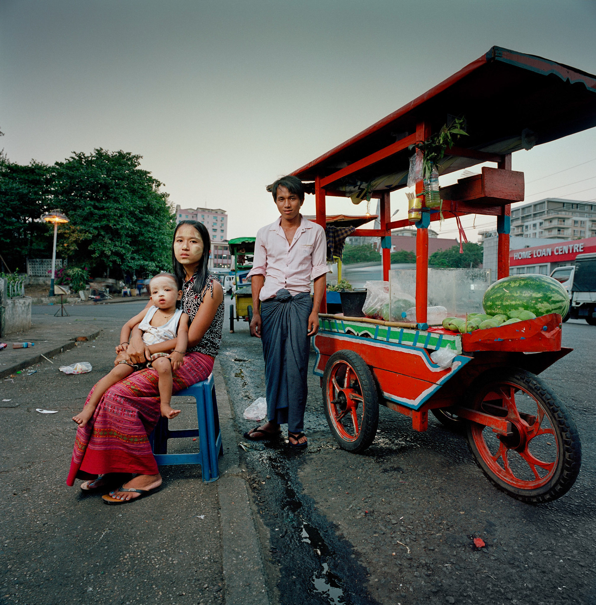 Street Vendors, Yangon, Myanmar 2017