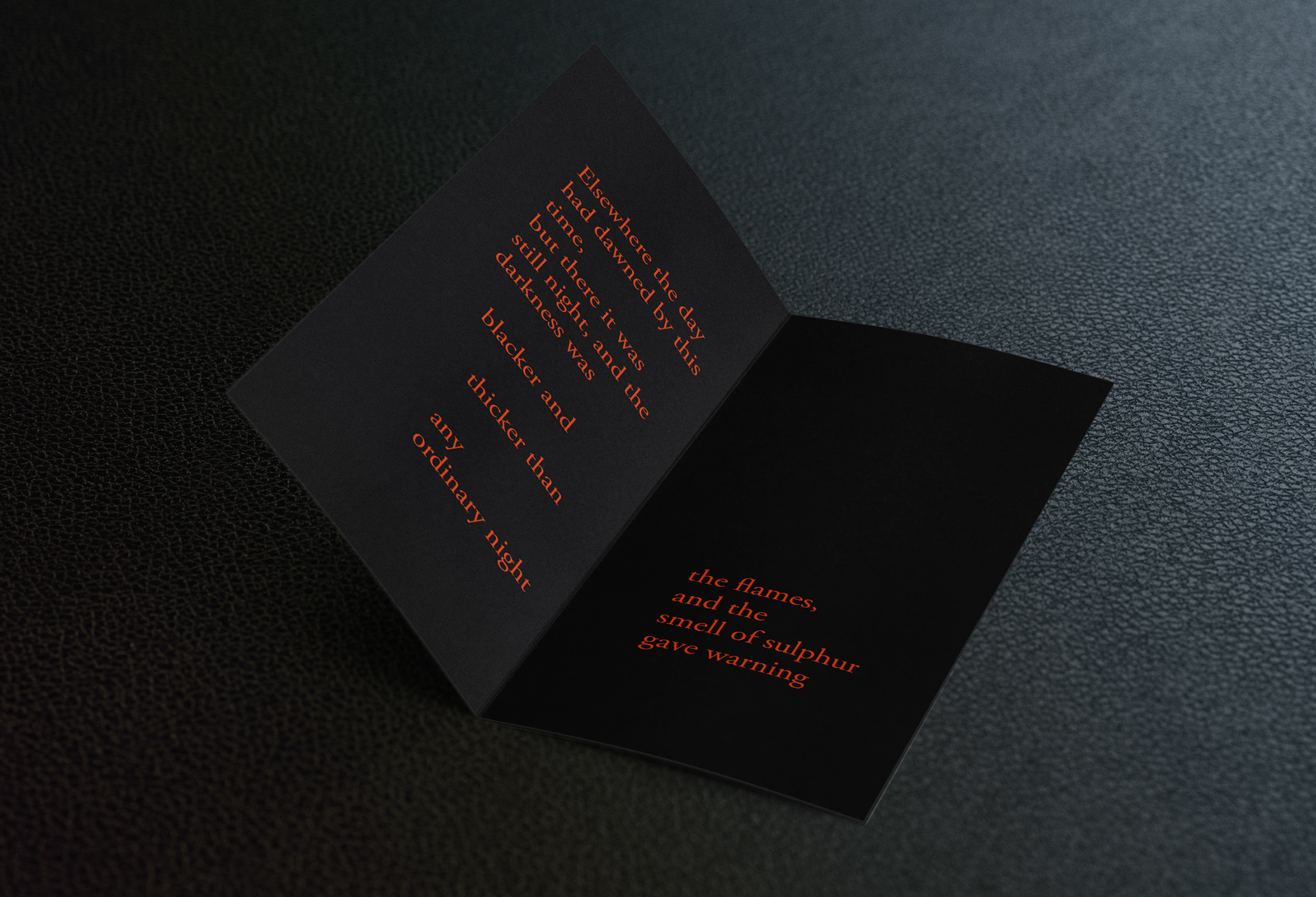 an inside spread of the booklet