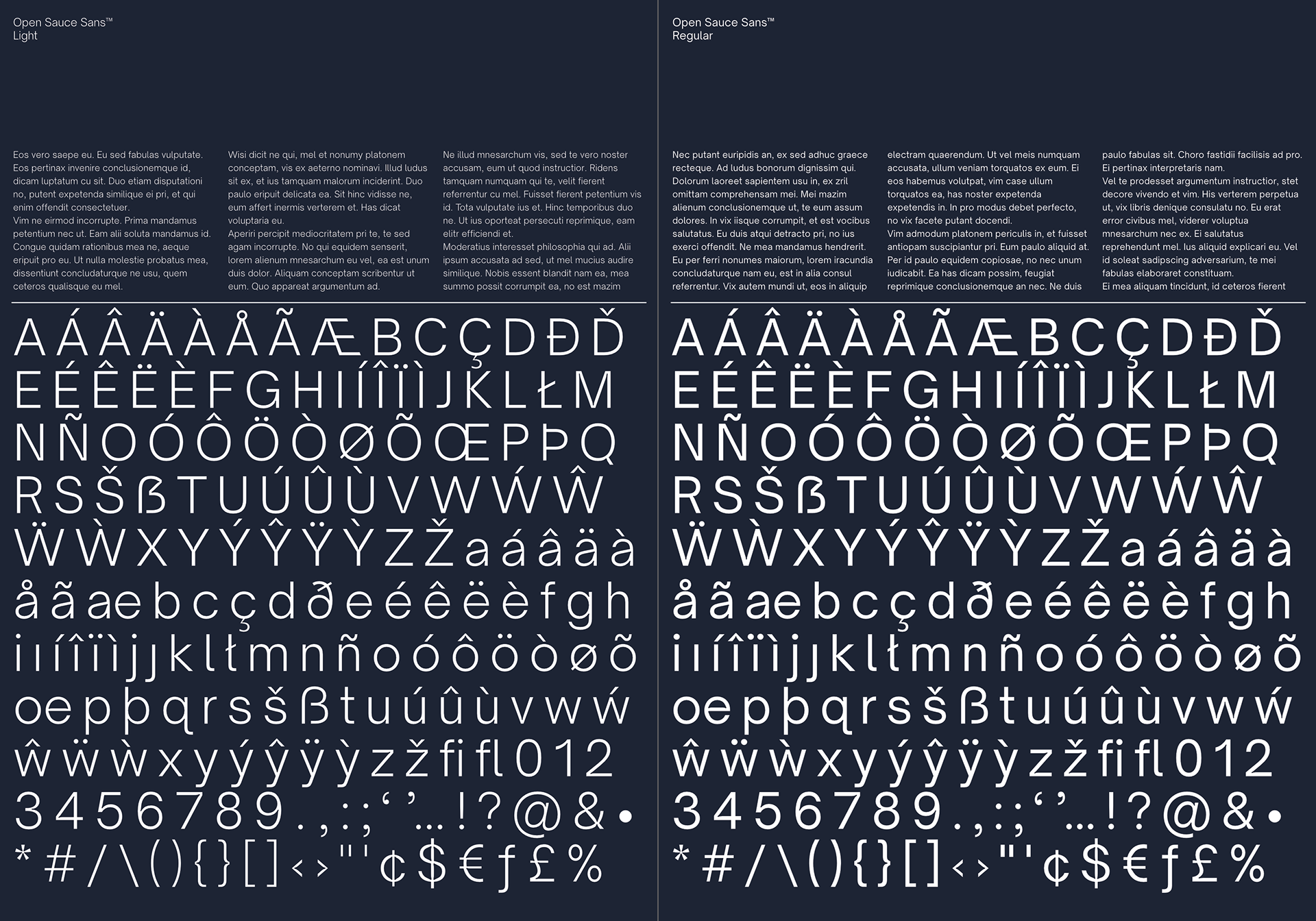 Creative Sauce Design Agency Open Sauce Sans Typeface