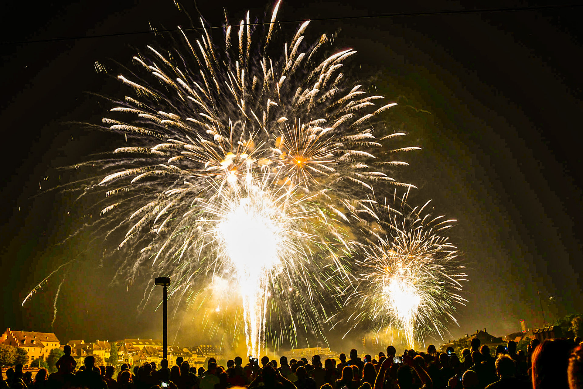 Portfolio Von Markus Gudel 1 August Feuerwerk Basel 2017