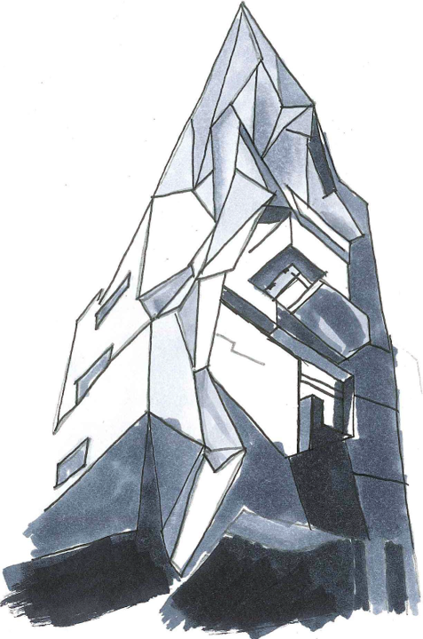 Marker pen sketch